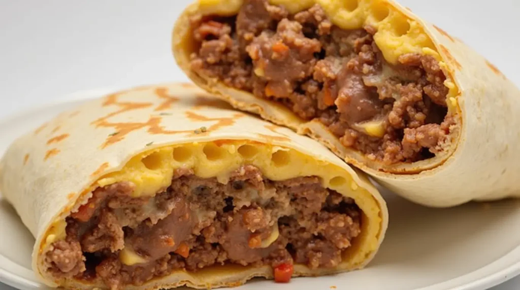 Beefy Melt Burrito