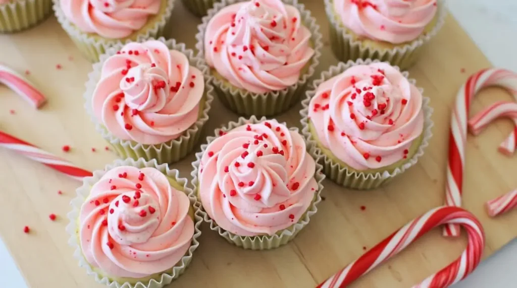 Candy Cane Cupcakes2