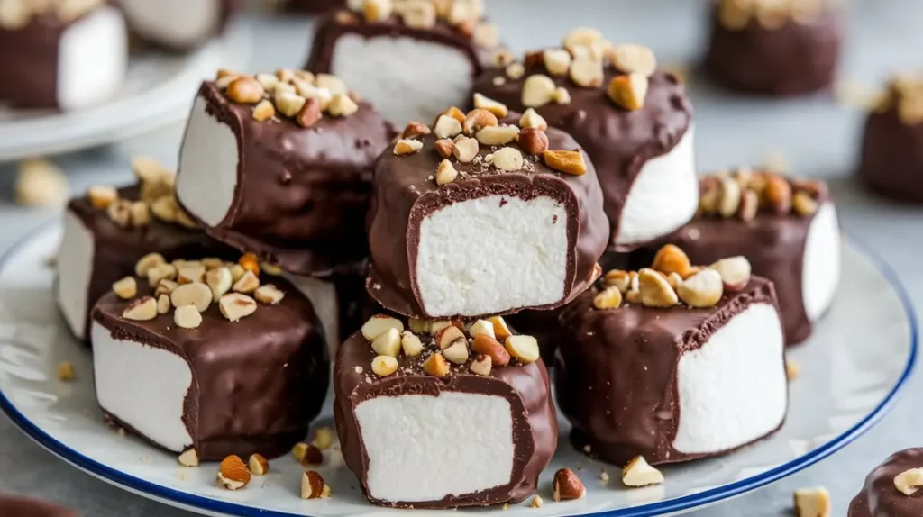 Chocolate Covered Marshmallow Cookies