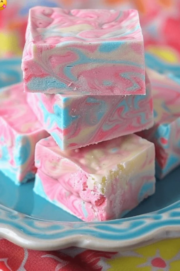 Cotton Candy Fudge