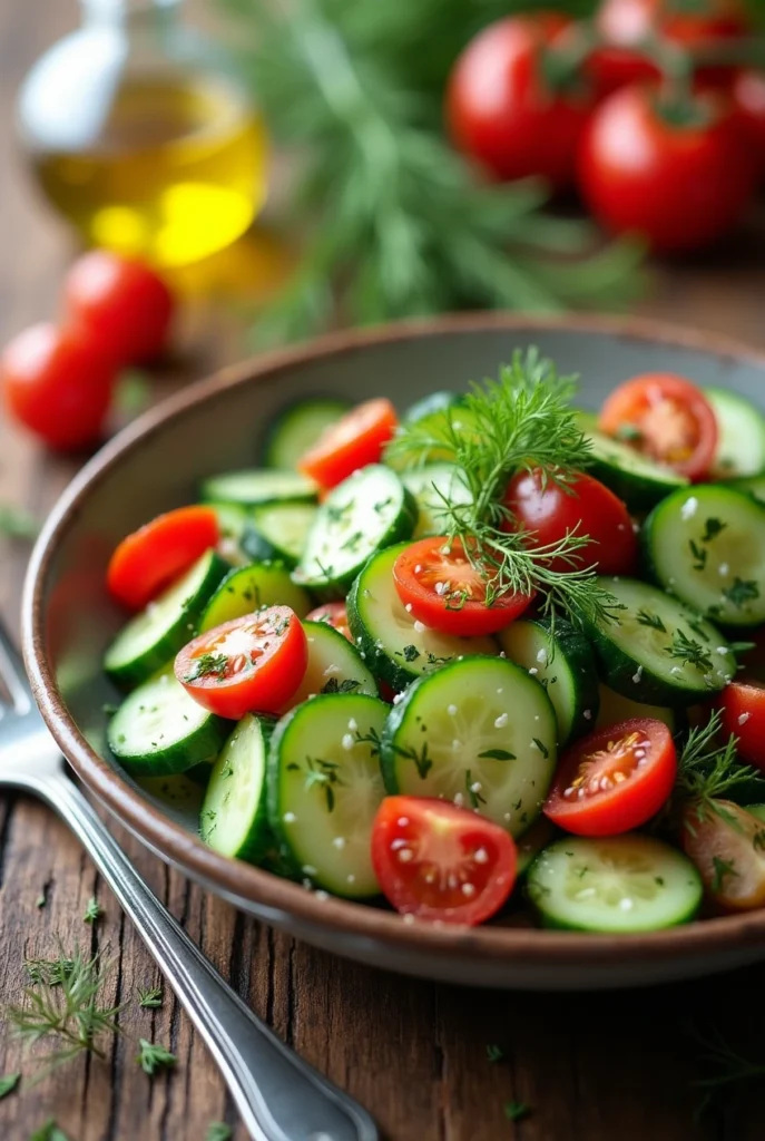 Cucumber Tomato Salad