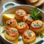 Garlic Butter Baked Scallops