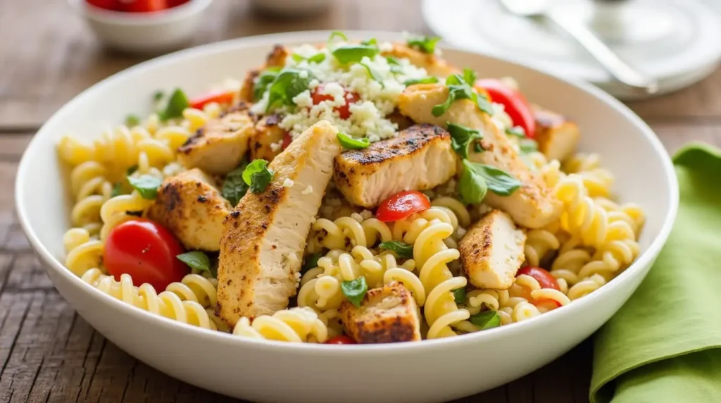 Grilled Chicken Pasta Salad