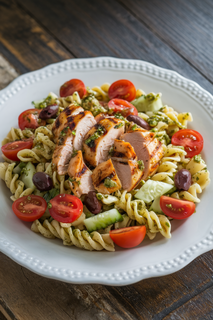 Grilled Chicken Pasta Salad