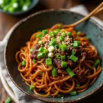 Mongolian Ground Beef Noodles