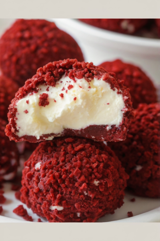 Red Velvet Cheesecake Balls