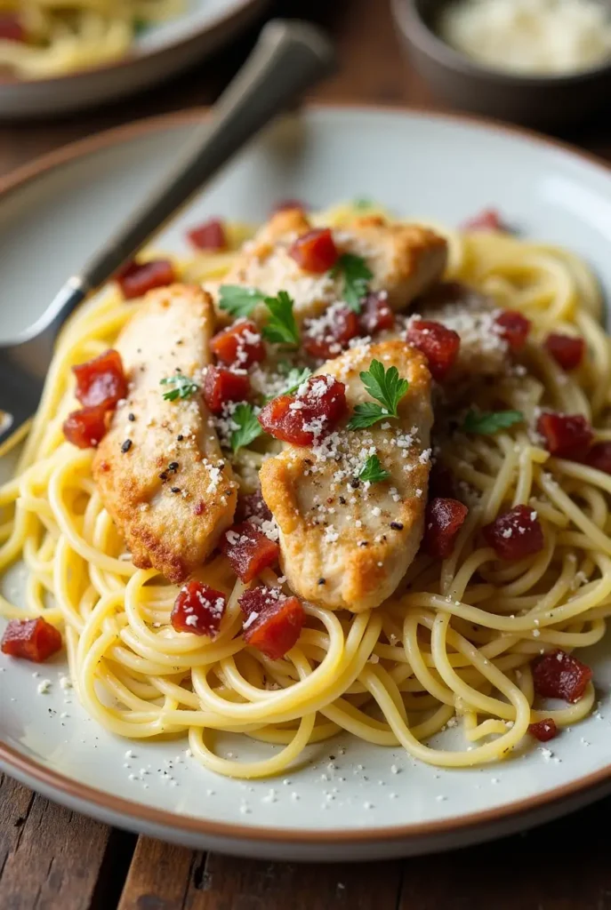 Chicken Carbonara Recipe