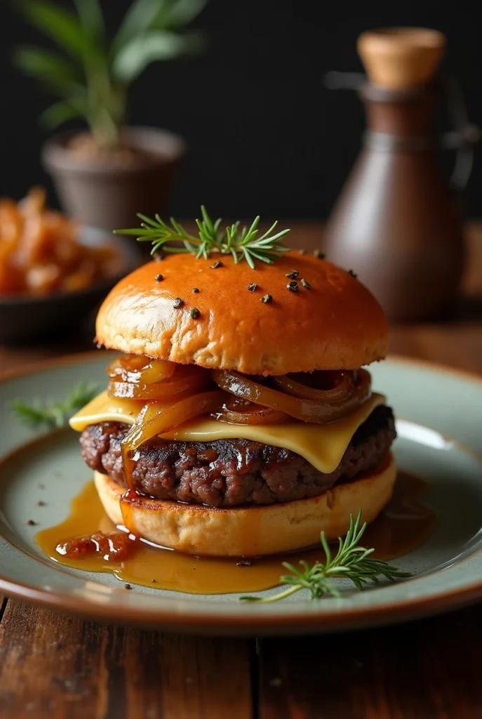 French Onion Soup Burgers