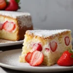 Strawberry Earthquake Cake