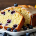 lemon and blueberry pound cake