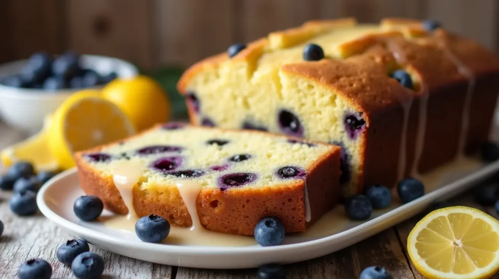 lemon and blueberry pound cake1