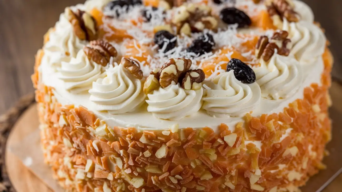 Carrot Pineapple Cream Cake