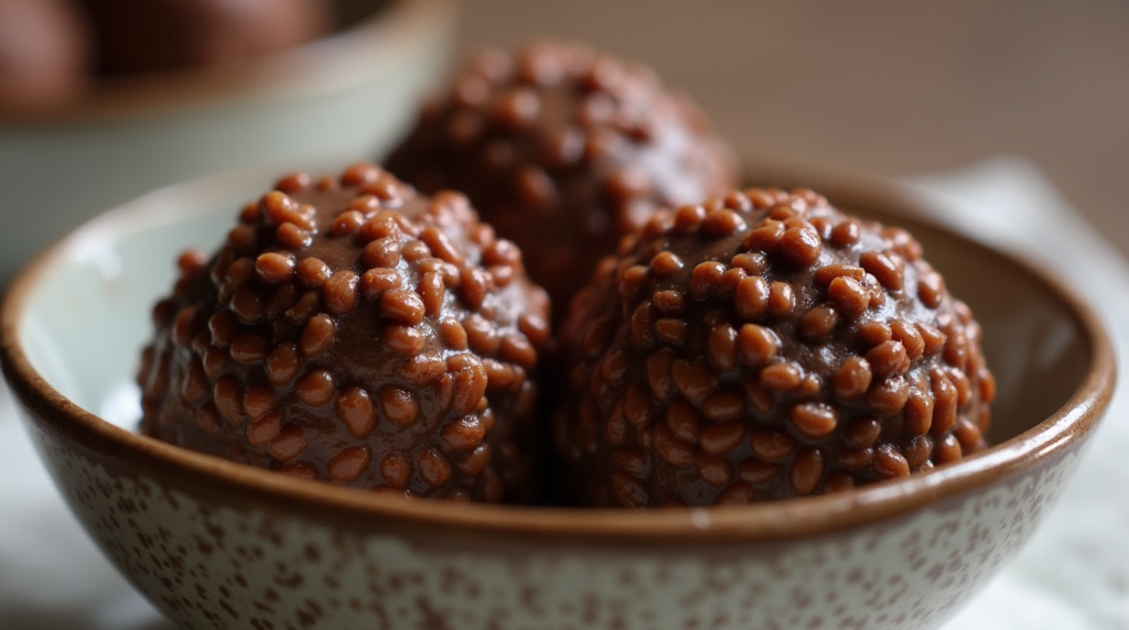 Chocolate Rice Krispie Balls