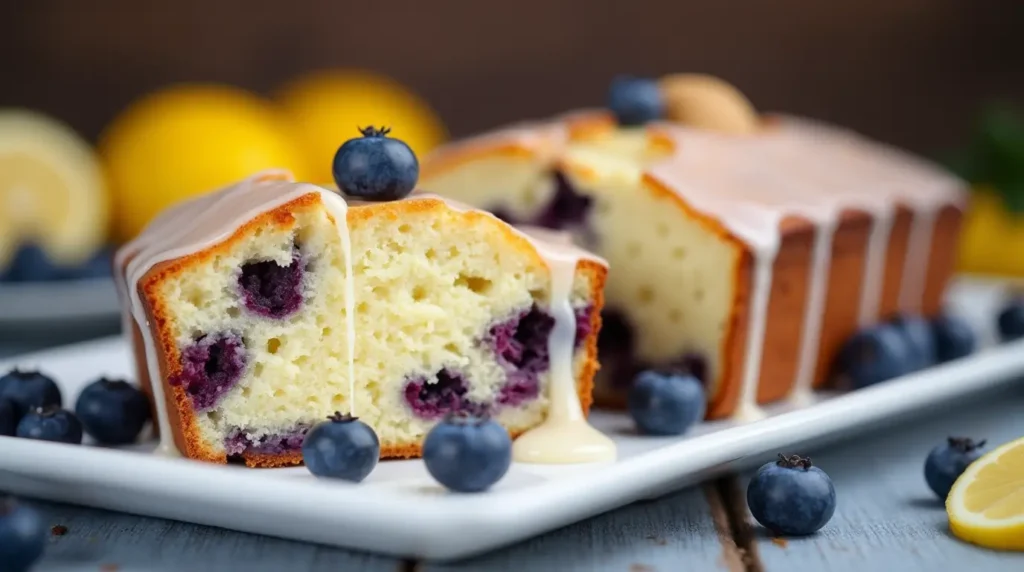 Cottage Cheese Blueberry Cake