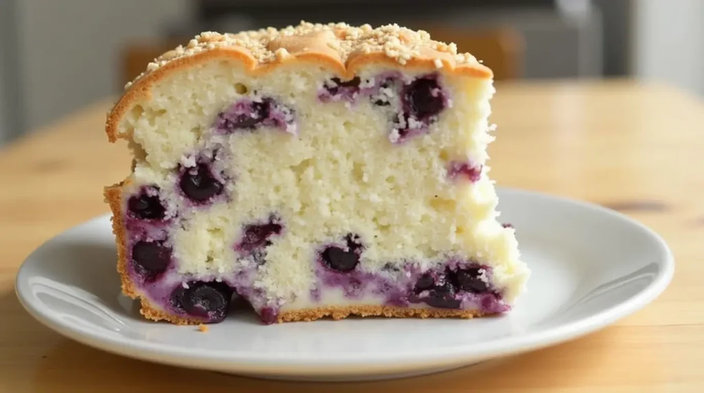 Cottage Cheese Blueberry Cake3