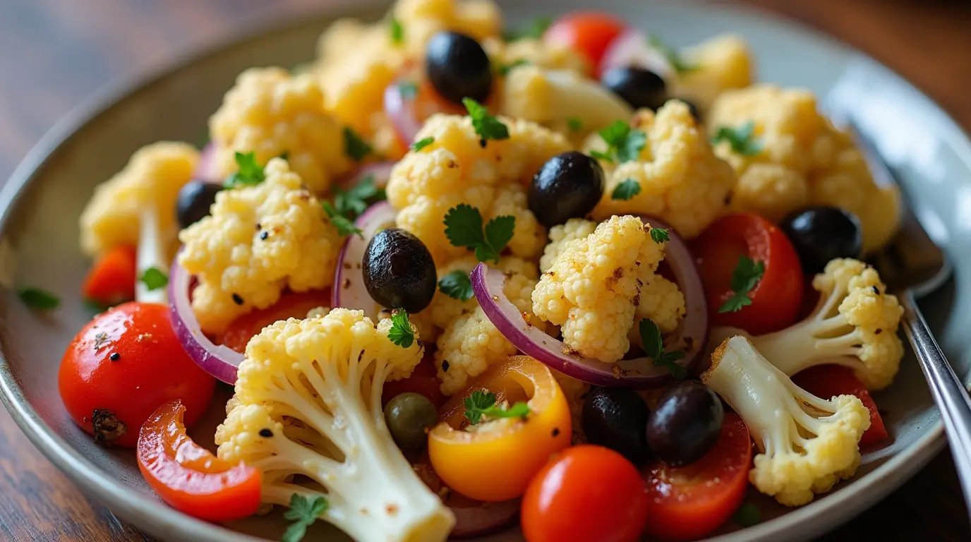 Marinated Cauliflower Salad