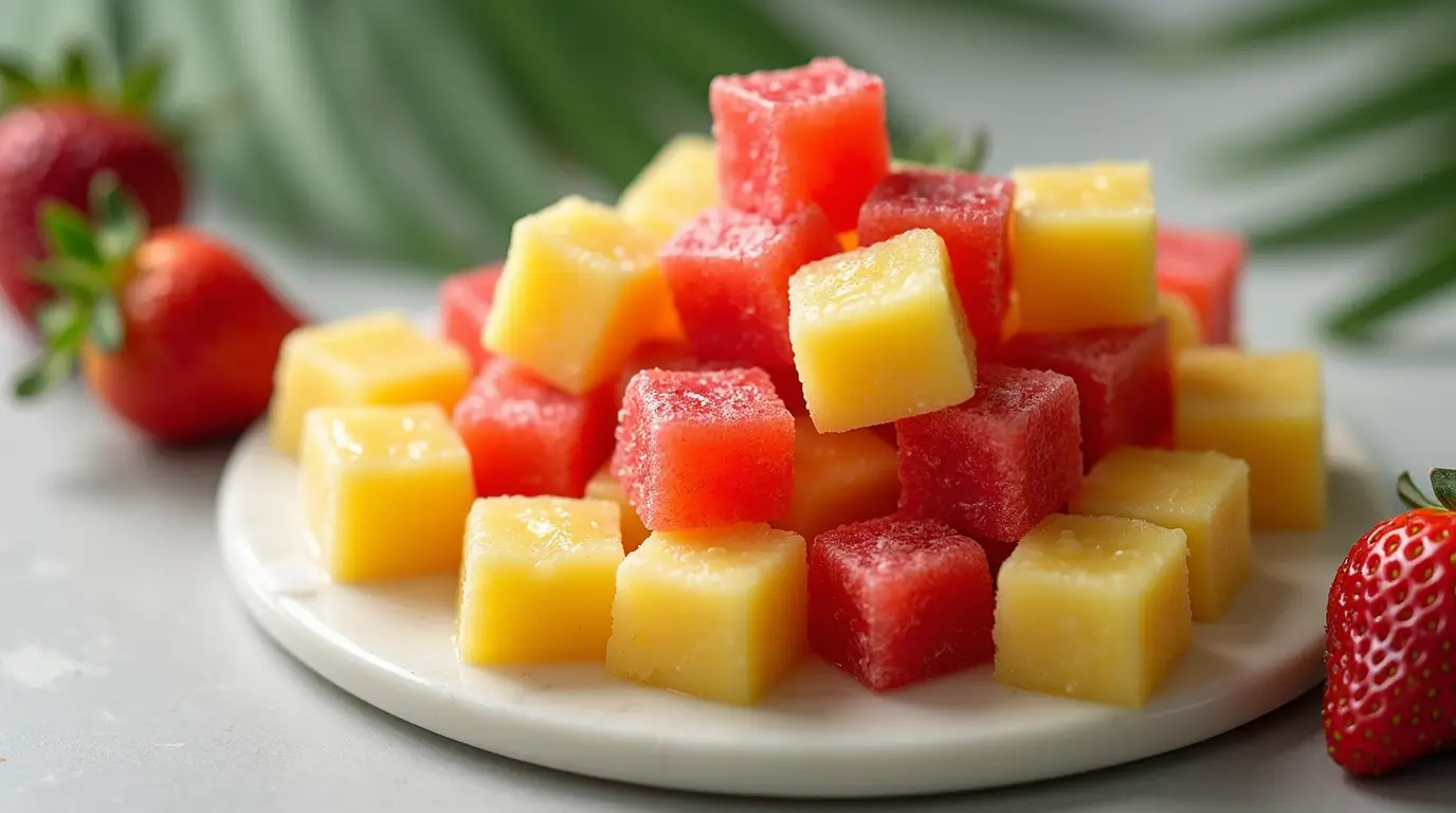 Pineapple and Strawberries Candy