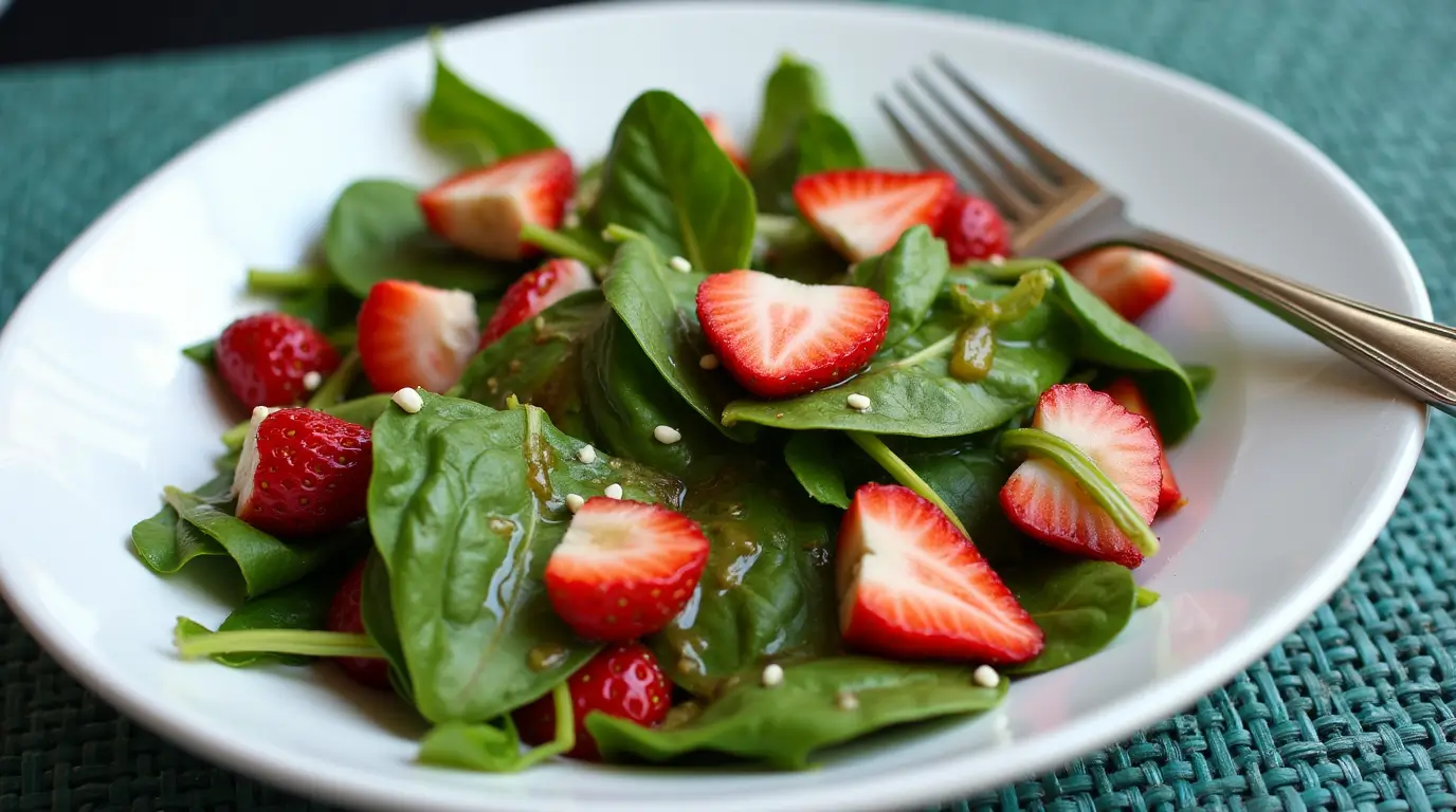 Spinach And Strawberry Salad