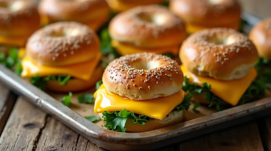 Bagel Breakfast Sliders1