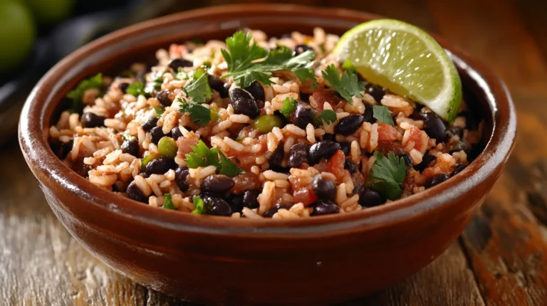Black beans and rice