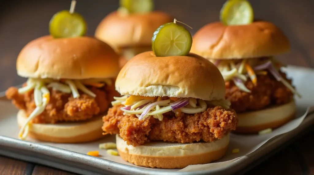 Fried Chicken Sliders