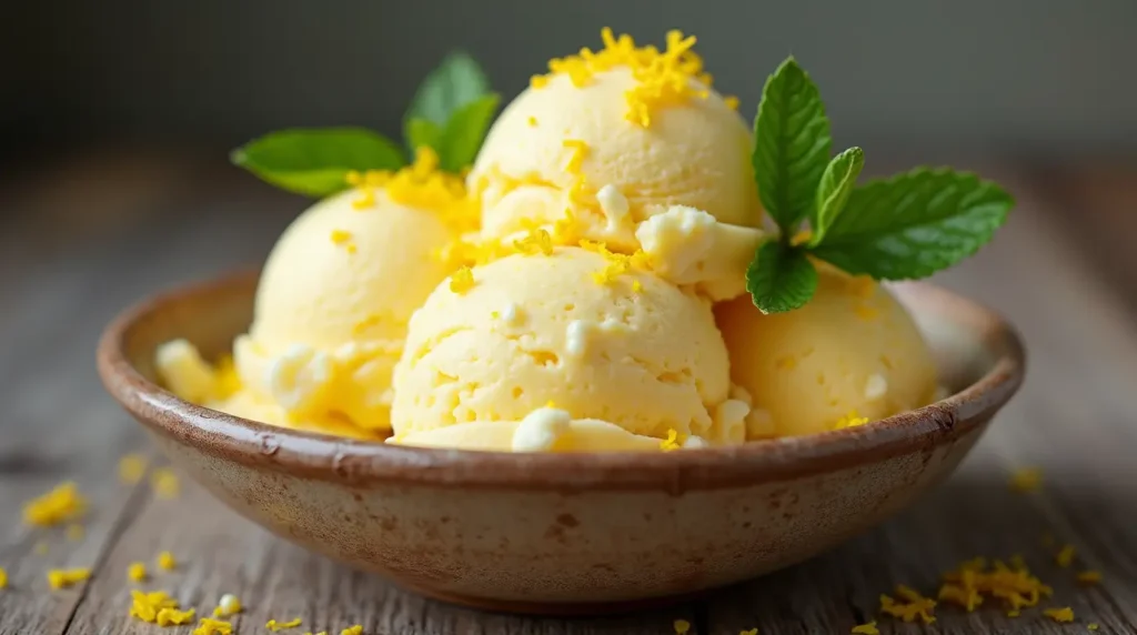 Lemon Ice Cream