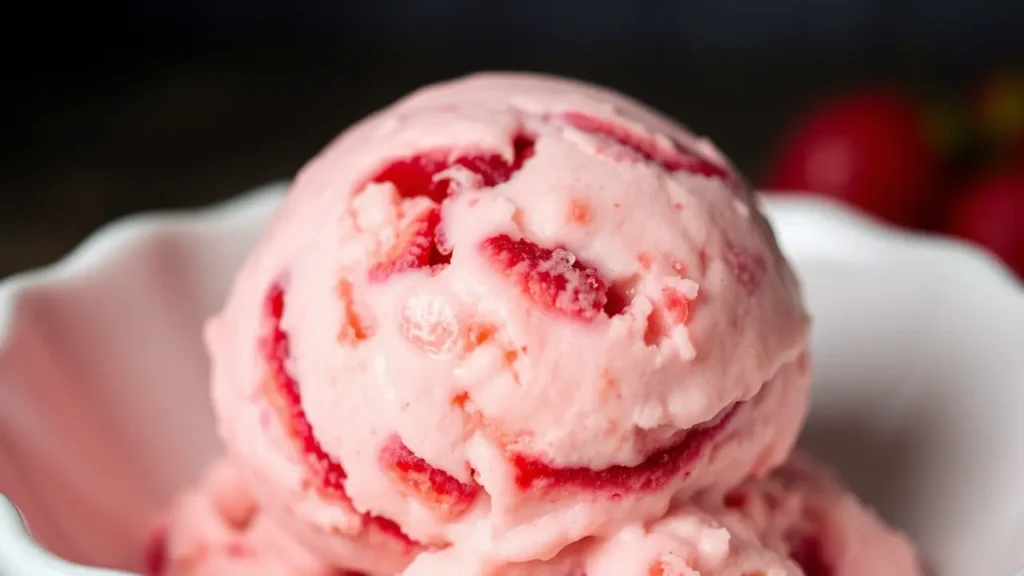 homemade strawberry ice cream2