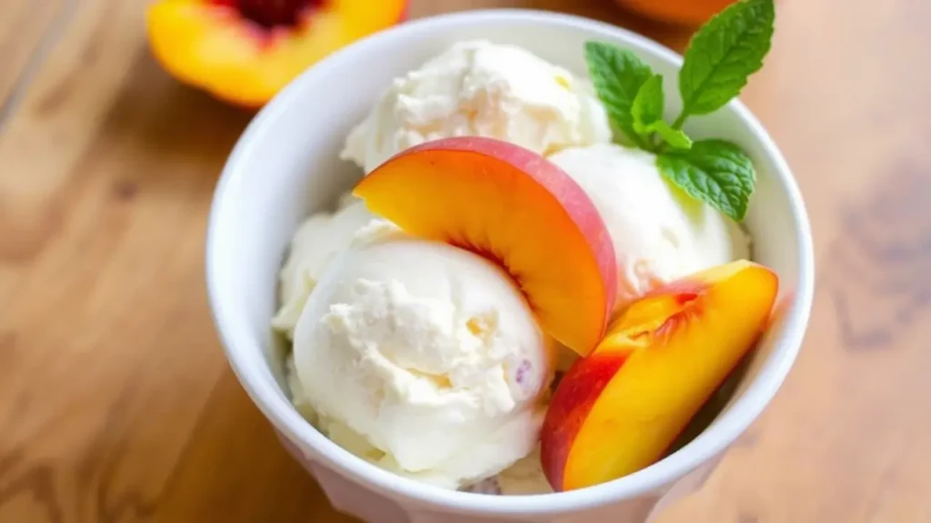 Peach Ice Cream