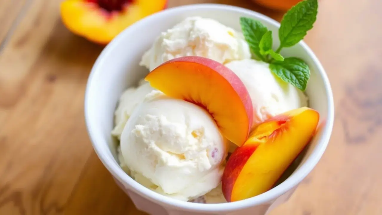 Peach Ice Cream