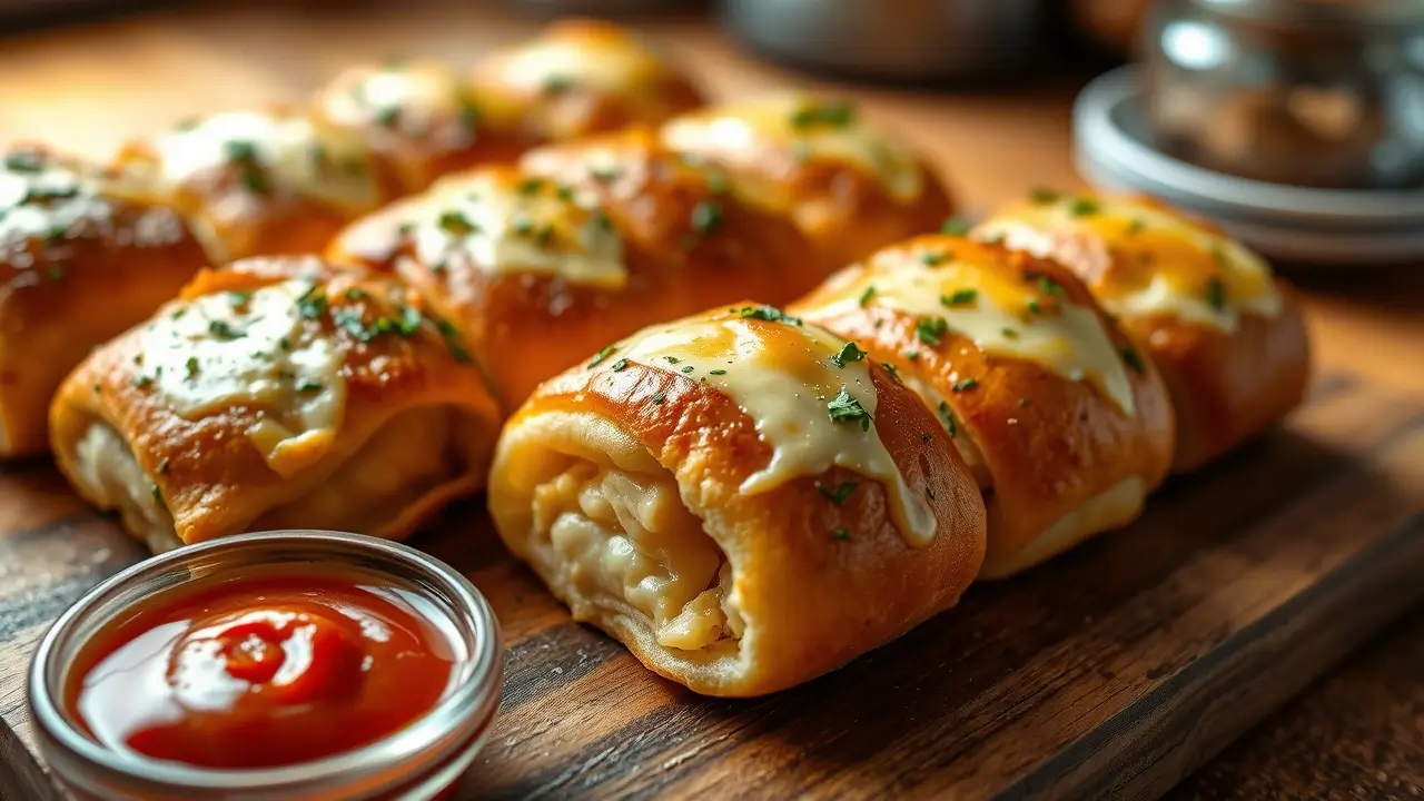 Cheesy Garlic Butter Rollups