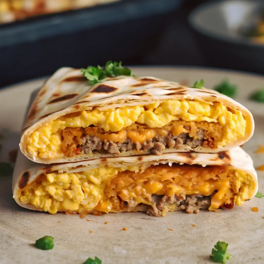Breakfast Crunchwrap Casserole