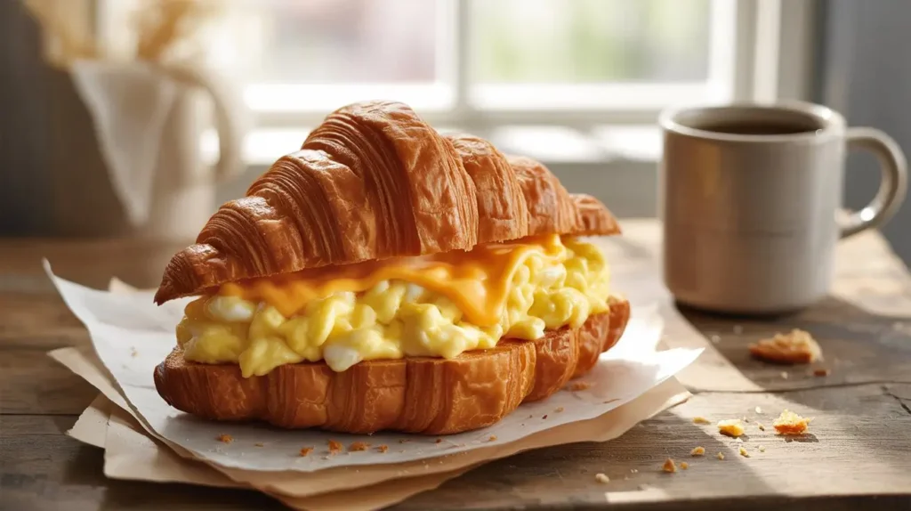 Croissant Breakfast Sandwich1