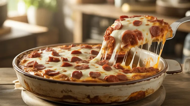 Meat Lovers Pizza Casserole