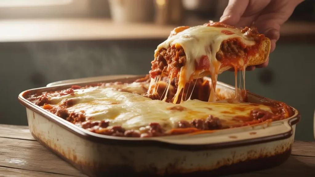 Meat Lovers Pizza Casserole1