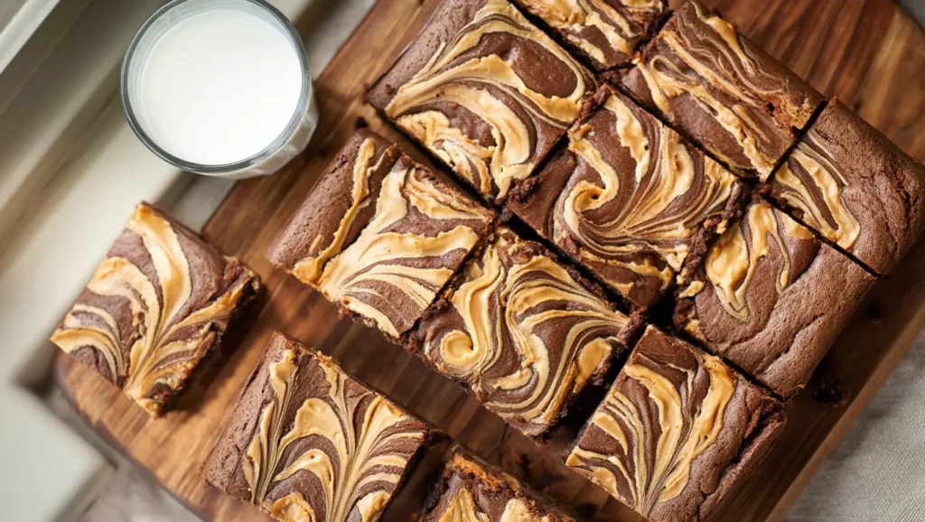 Peanut Butter Brownies1