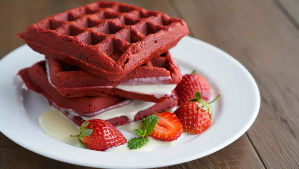 Red Velvet Waffles1